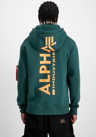 ALPHA INDUSTRIES Свитшот в Зеленый: спереди
