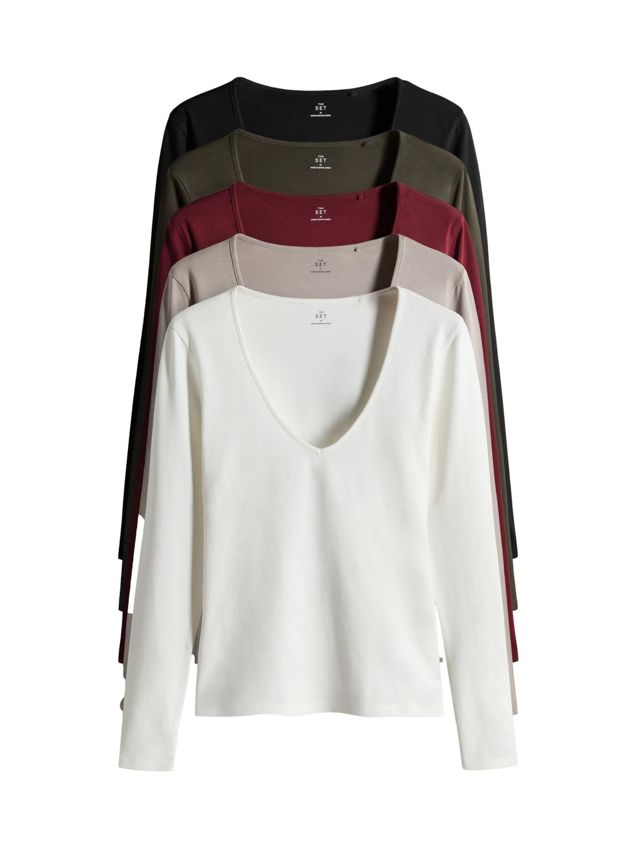 The Set Shirt in Beige: front