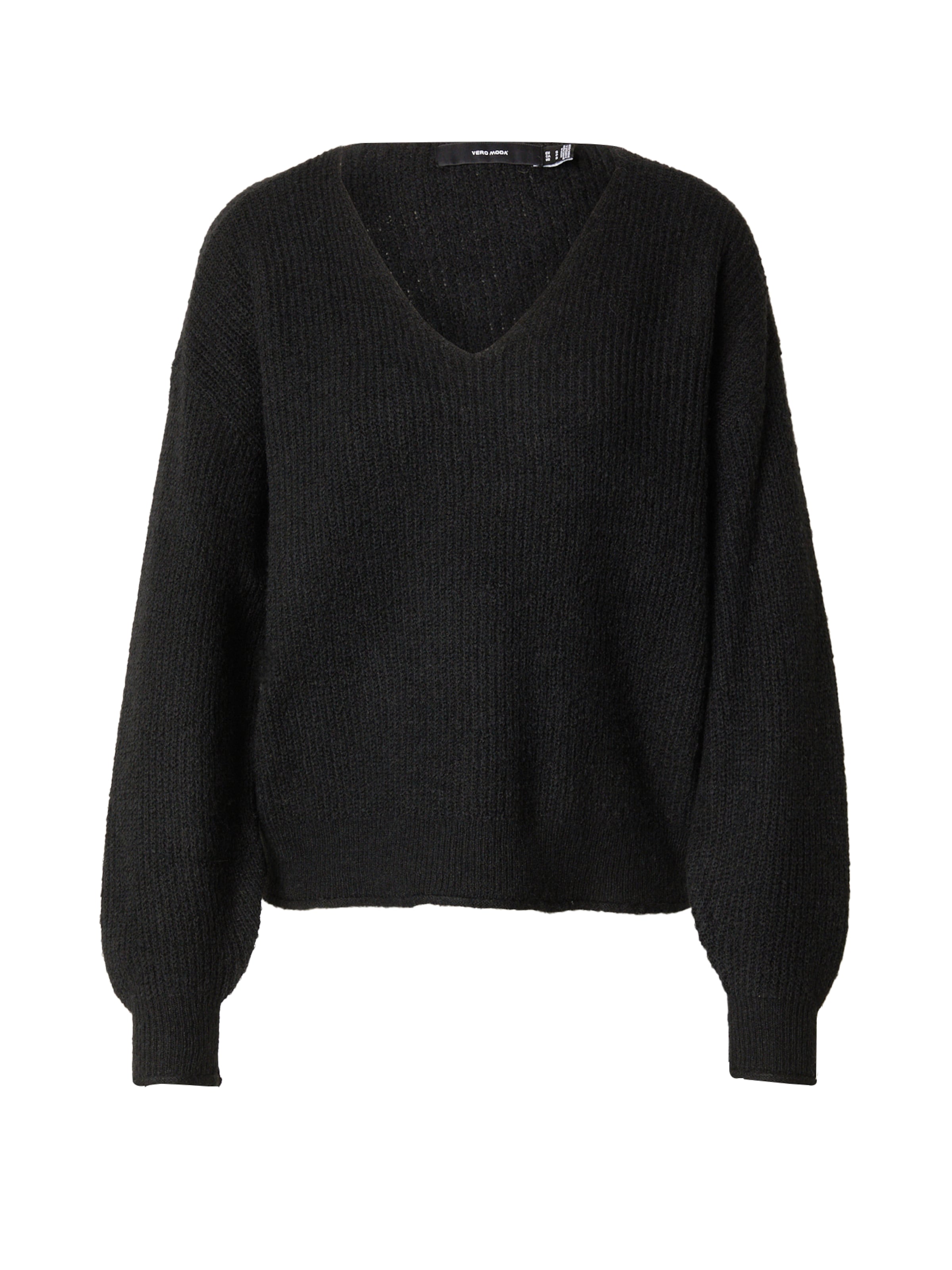 VERO MODA Pullover 'VMMILI' in Schwarz: Vorderseite