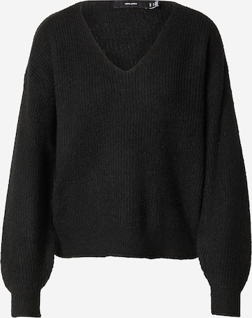 VERO MODA Sweater 'VMMILI' in Black: front