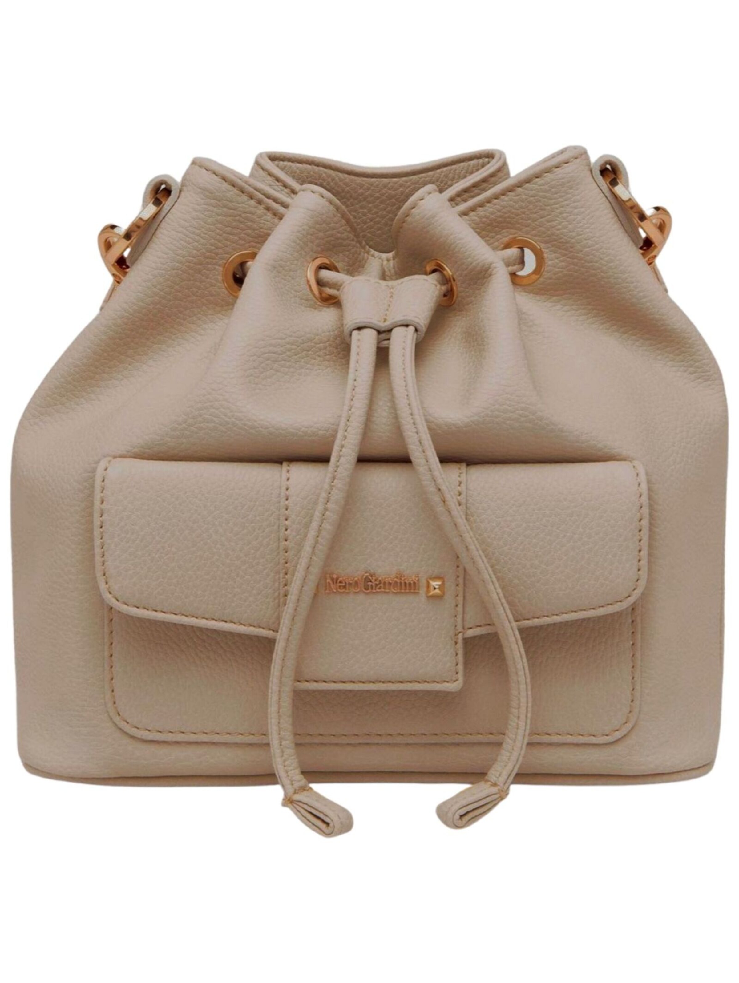 Poche ventrale Nero Giardini en marron : devant