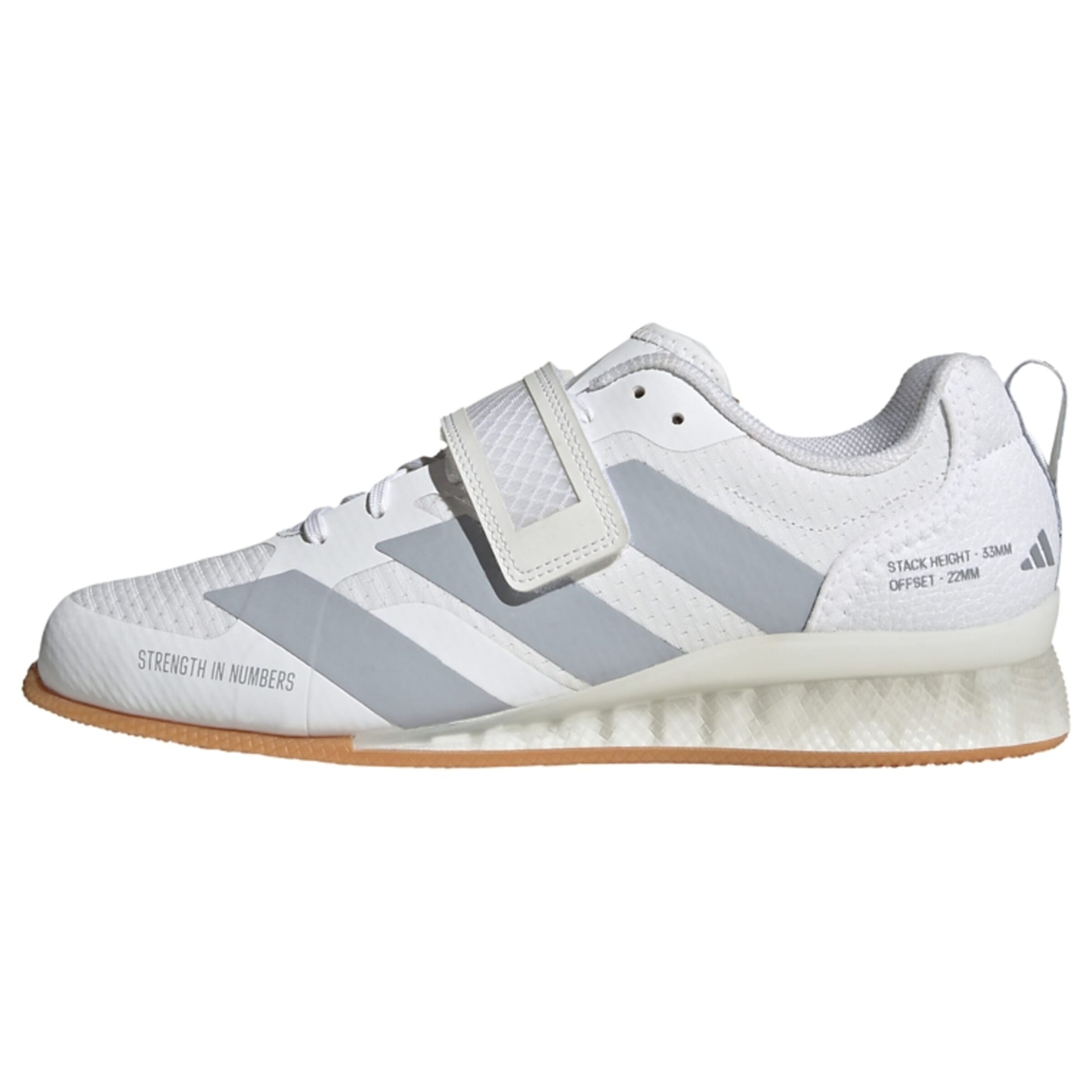 ADIDAS PERFORMANCE Sports shoe 'Adipower 3' in White: front