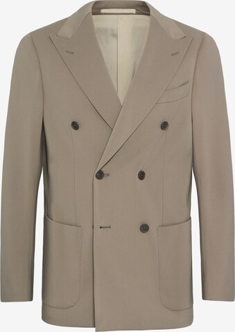 Boggi Milano Regular fit Business Blazer in Brown: front