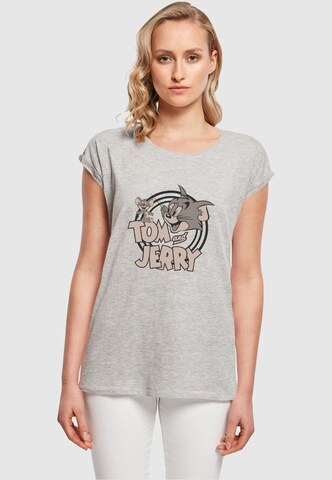 ABSOLUTE CULT Shirt 'Tom And Jerry' in Grey: front