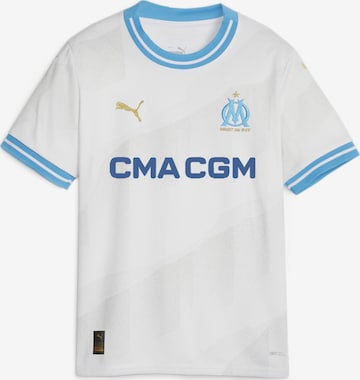 T-Shirt fonctionnel '23/24 Olympique de Marseille' PUMA en blanc : devant