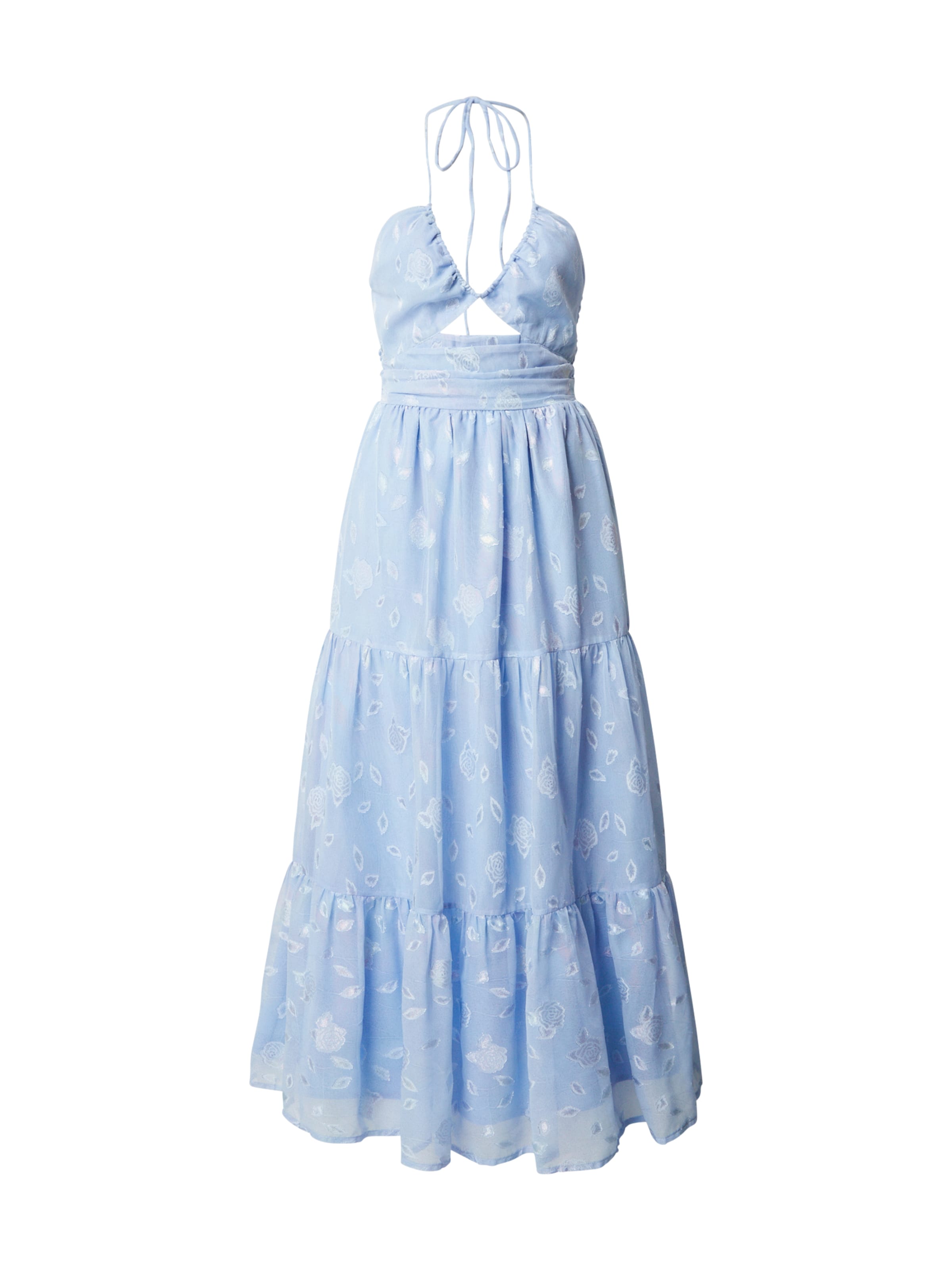 Maya Deluxe Summer dress in Blue: front