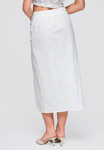 Jupe Ombre en blanc