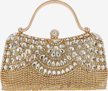 Pochette faina en beige : devant