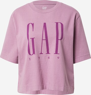 GAP Shirt in Lila: voorkant