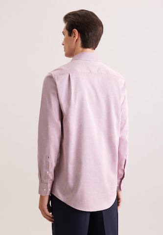 Coupe regular Chemise business 'Schwarze Rose' SEIDENSTICKER en rose