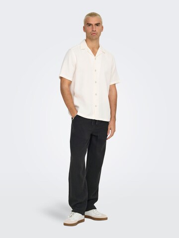 Only & Sons Loose fit Trousers 'ONSSinus' in Black