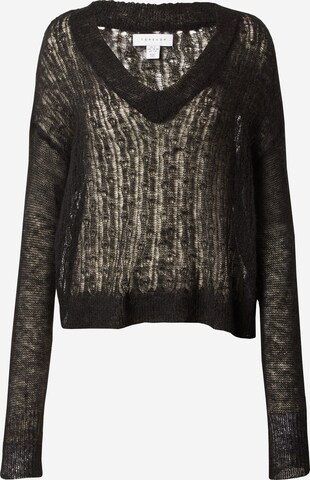 TOPSHOP Pullover in Schwarz: predná strana