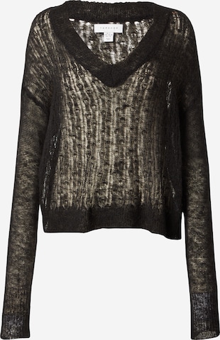 Pull-over TOPSHOP en noir : devant