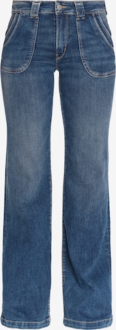 Le Temps Des Cerises Bootcut Jeans 'PULPHIFL' in Blau: predná strana