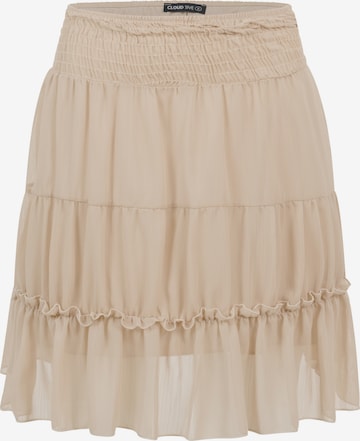 Jupe Cloud5ive en beige : devant