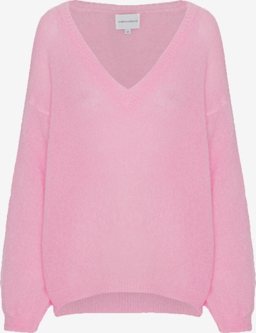 americandreams Oversizepullover 'Silja' in Pink: Vorderseite