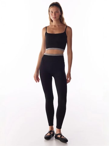 Skinny Leggings 'Gamaschen' Penti en noir