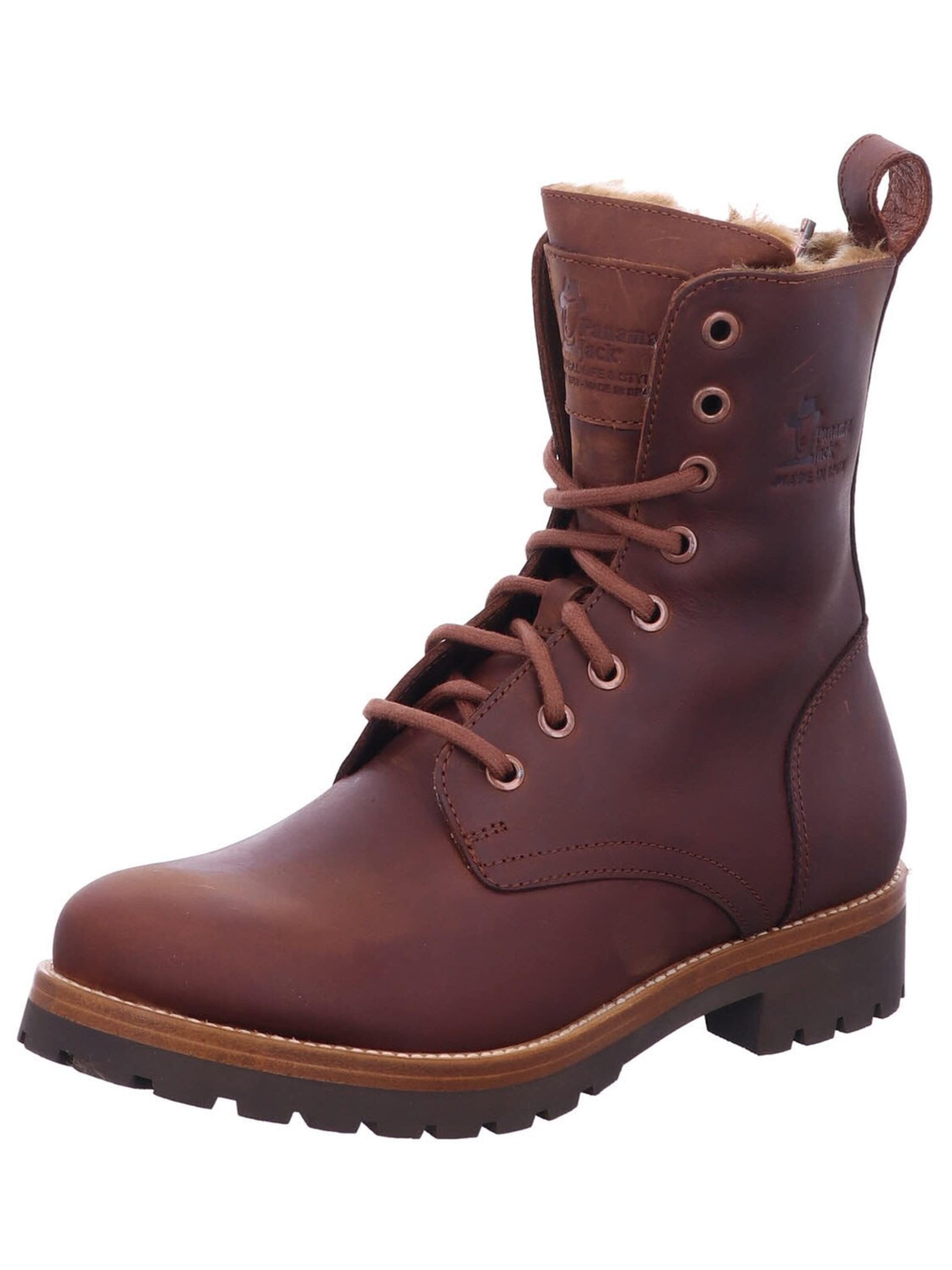 Bottes 'Stiefeletten/Boot Damen Frisia B10 Echtleder in braun' PANAMA JACK en marron : devant