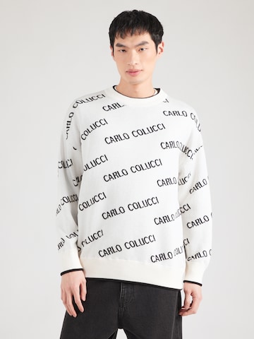Carlo Colucci Pullover i hvid: forside