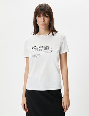 Koton Shirt in Wit: voorkant