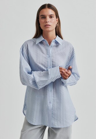 SECOND FEMALE Blouse 'Turo' in Blue: front