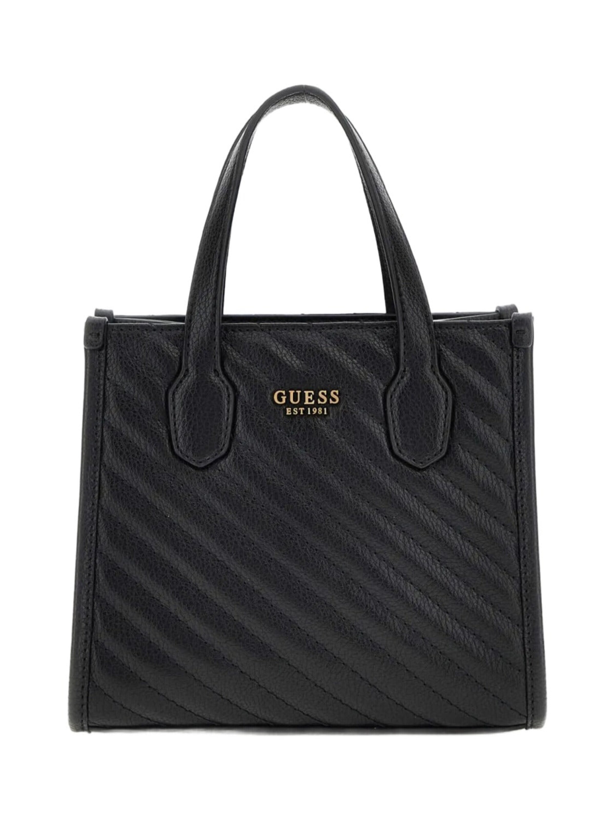 GUESS Handtasche 'Silvana'‌ in Schwarz: Vorderseite