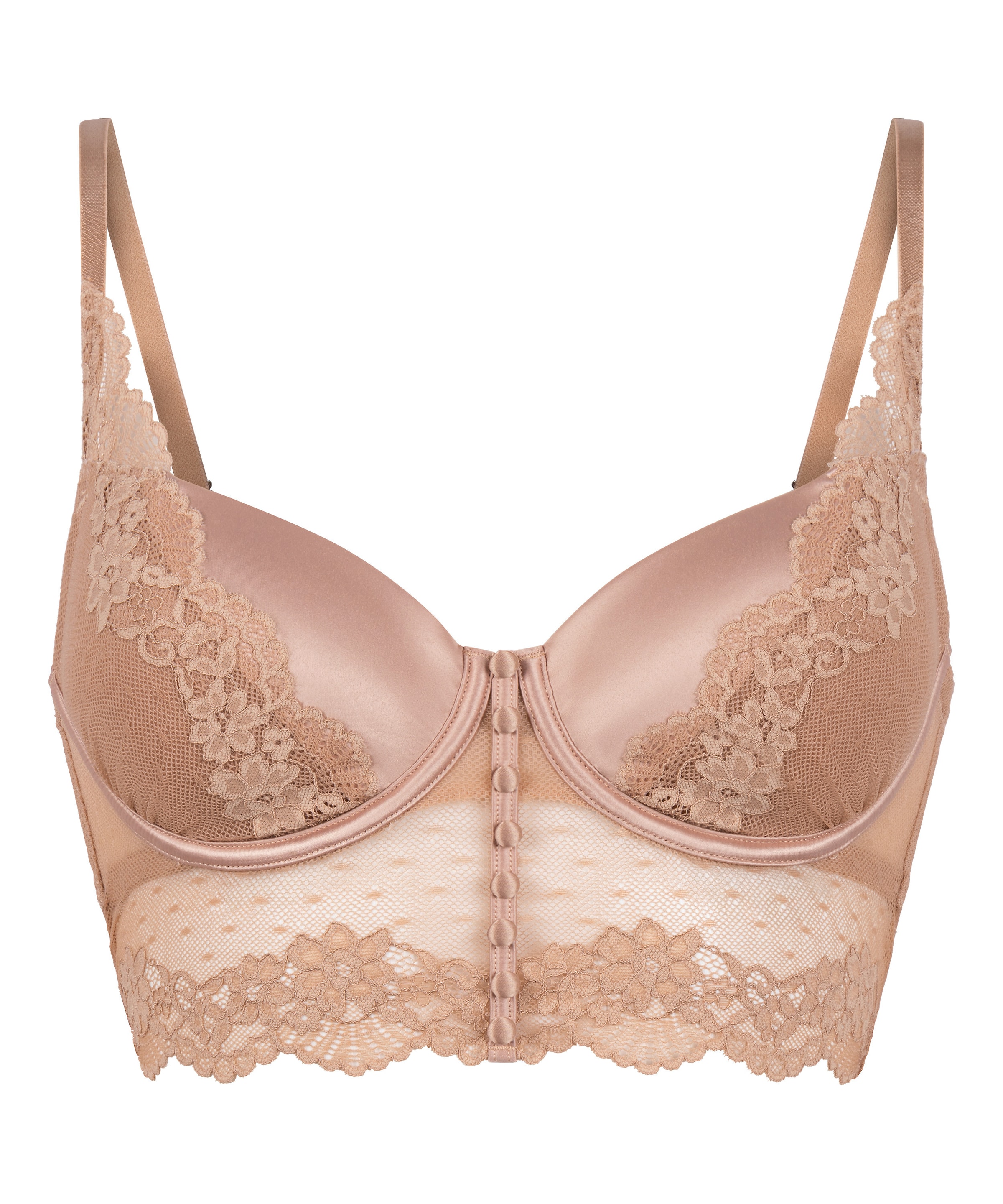 Hunkemöller BH 'Laila' in Bruin: voorkant