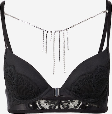 Sutien de tricou Sutien 'Samantha' de la Hunkemöller pe negru: față