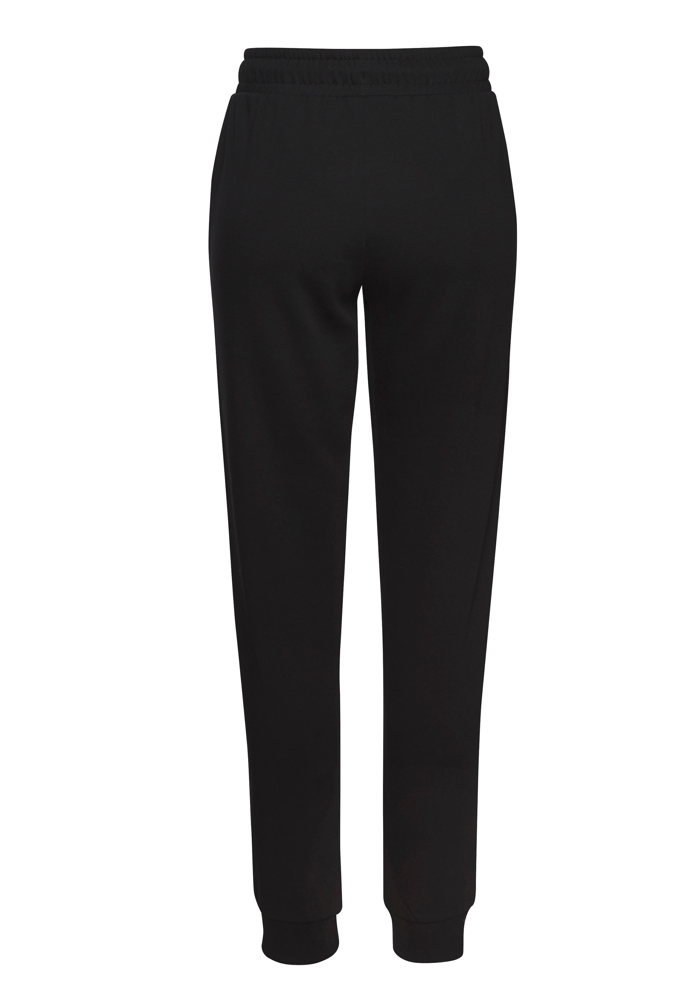 BUFFALO Ozke Hlače | črna barva