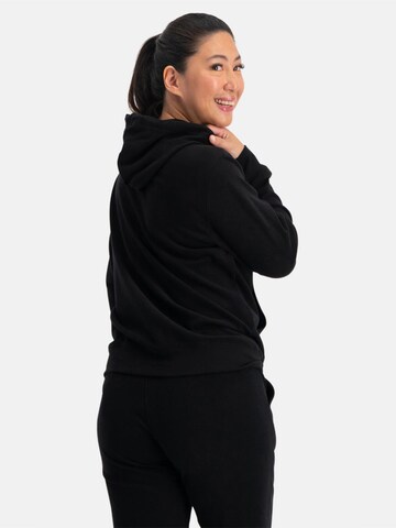 Bamboo basics Sweatshirt 'Lounge hoodie Gaby' in Zwart