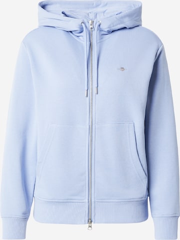 Veste de survêtement GANT en violet : devant