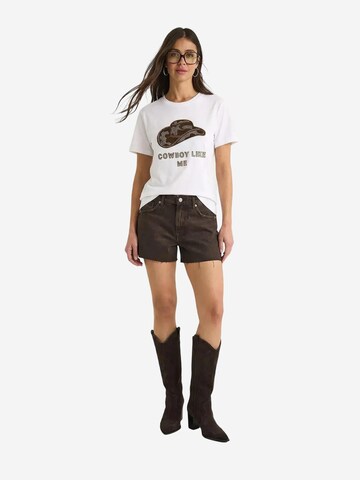 T-shirt Bianco Lucci en blanc