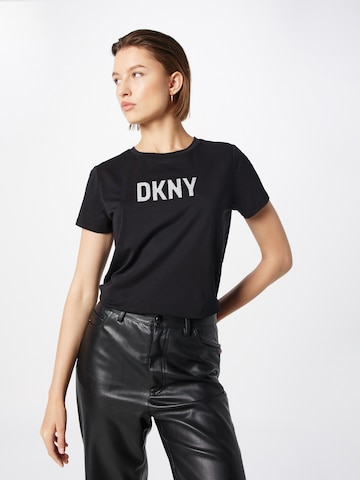 juoda DKNY Marškinėliai: priekis