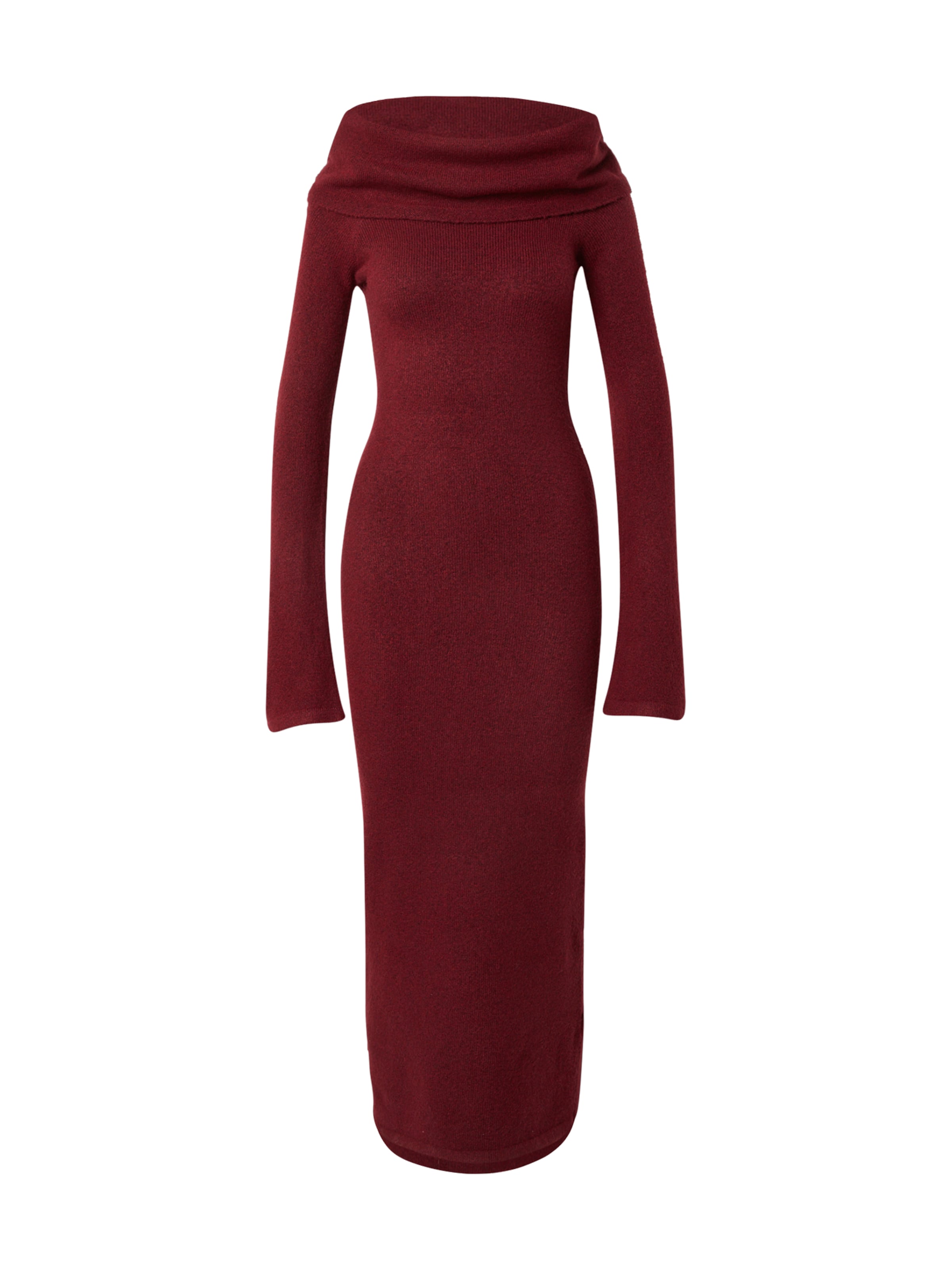 MYLAVIE by Sarah Harrison Sukienka z dzianiny w kolorze ciemnoczerwonym, Podgląd produktu