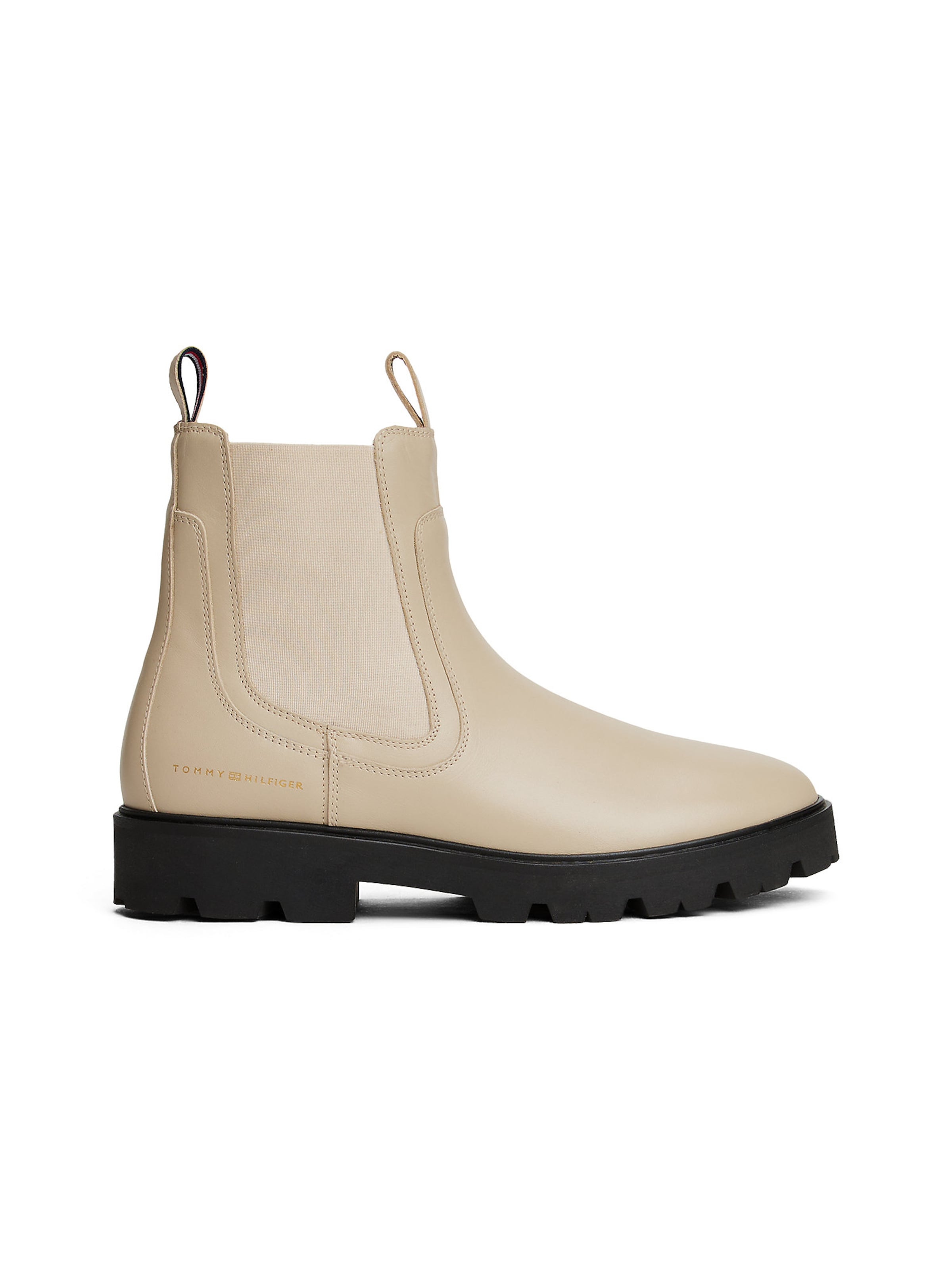 TOMMY HILFIGER Chelsea Boots in Beige