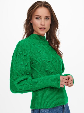 zaļš ONLY Džemperis 'Poppy'
