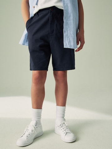 Regular Pantaloni de la Next pe albastru: față