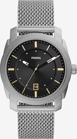 FOSSIL Analog klokke i sølv: forside