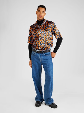 Studio Seidensticker Regular fit Overhemd in Oranje