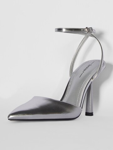 Bershka Pumps in Silver: front