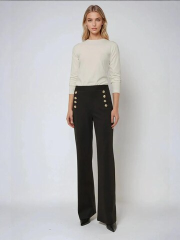 Hiccup Wide Leg Hose in Schwarz