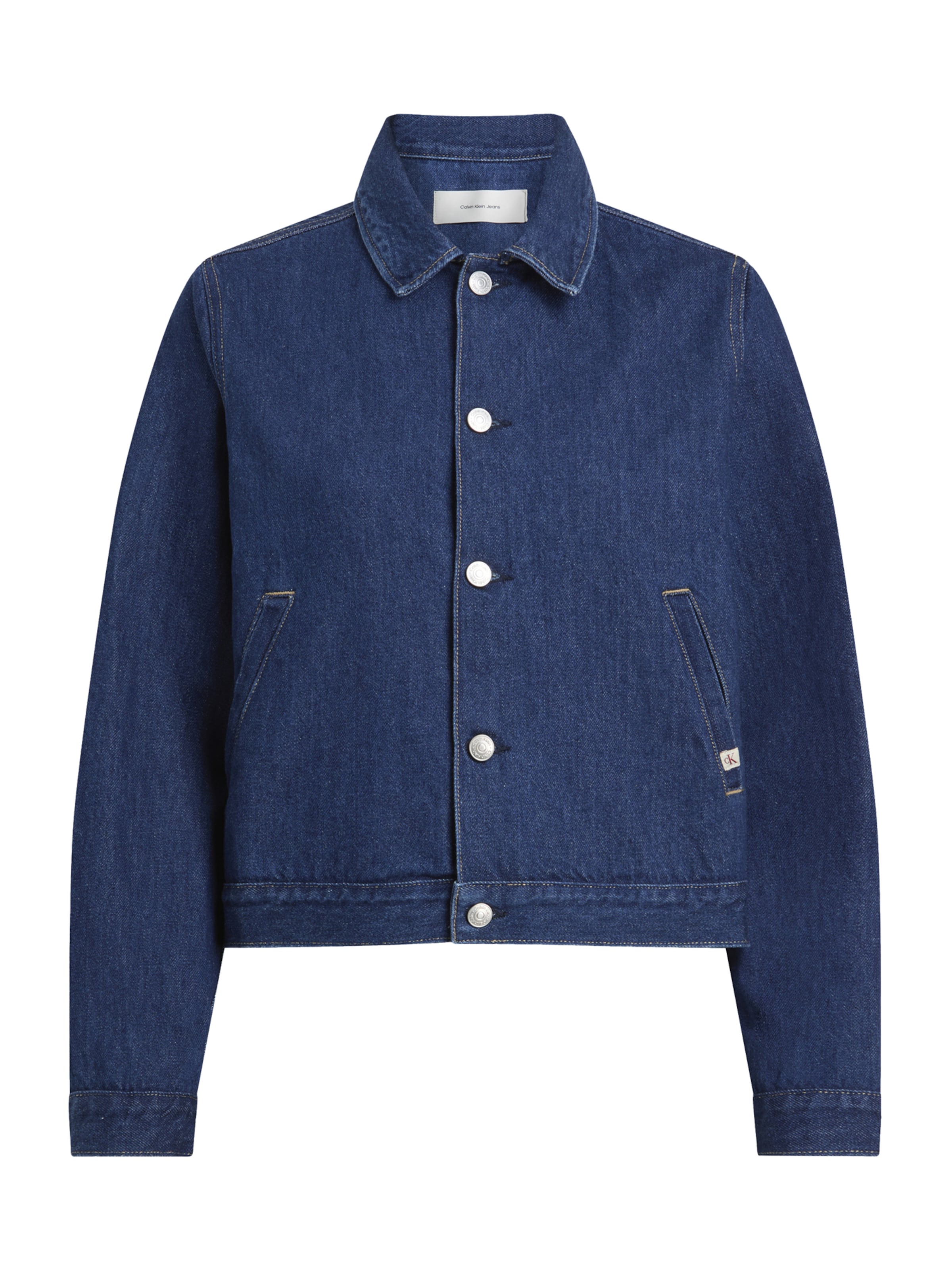 Calvin Klein Jeans Overgangsjakke i blå: forside