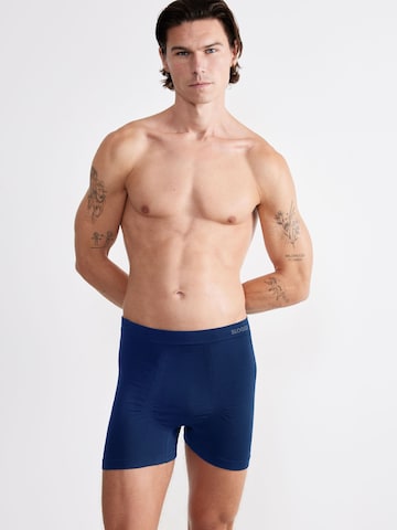 Boxers ' GO Smooth Short ' SLOGGI en bleu : devant