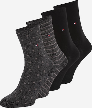 pelēks TOMMY HILFIGER Zeķes: no priekšpuses