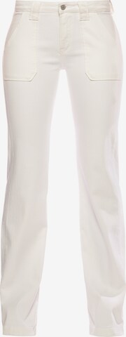 Le Temps Des Cerises Regular Pants in White: front
