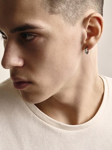 REYTEL - Pendientes 'EDGES' en plata