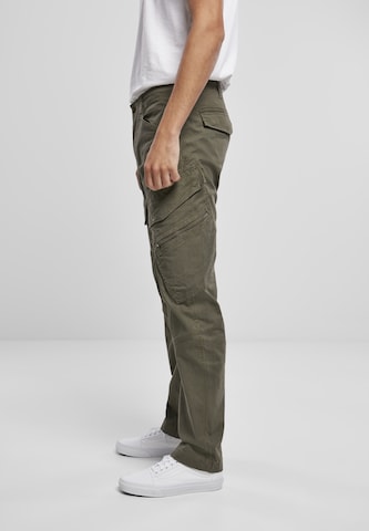 Coupe slim Pantalon cargo 'Adven' Brandit en vert