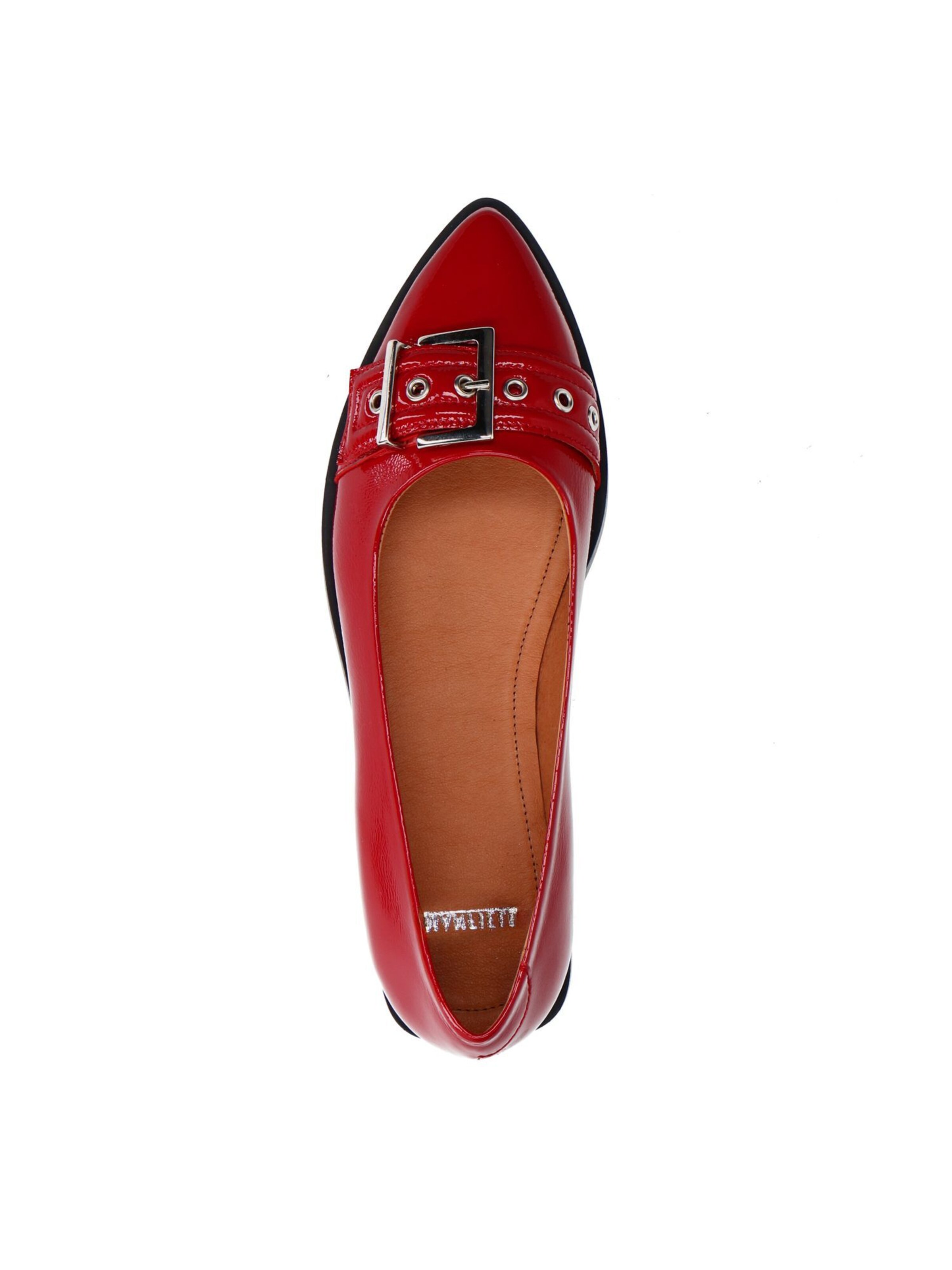 MANFIELD Ballet Flats in Red
