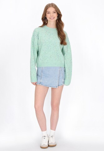 Pull-over oversize MYMO en vert
