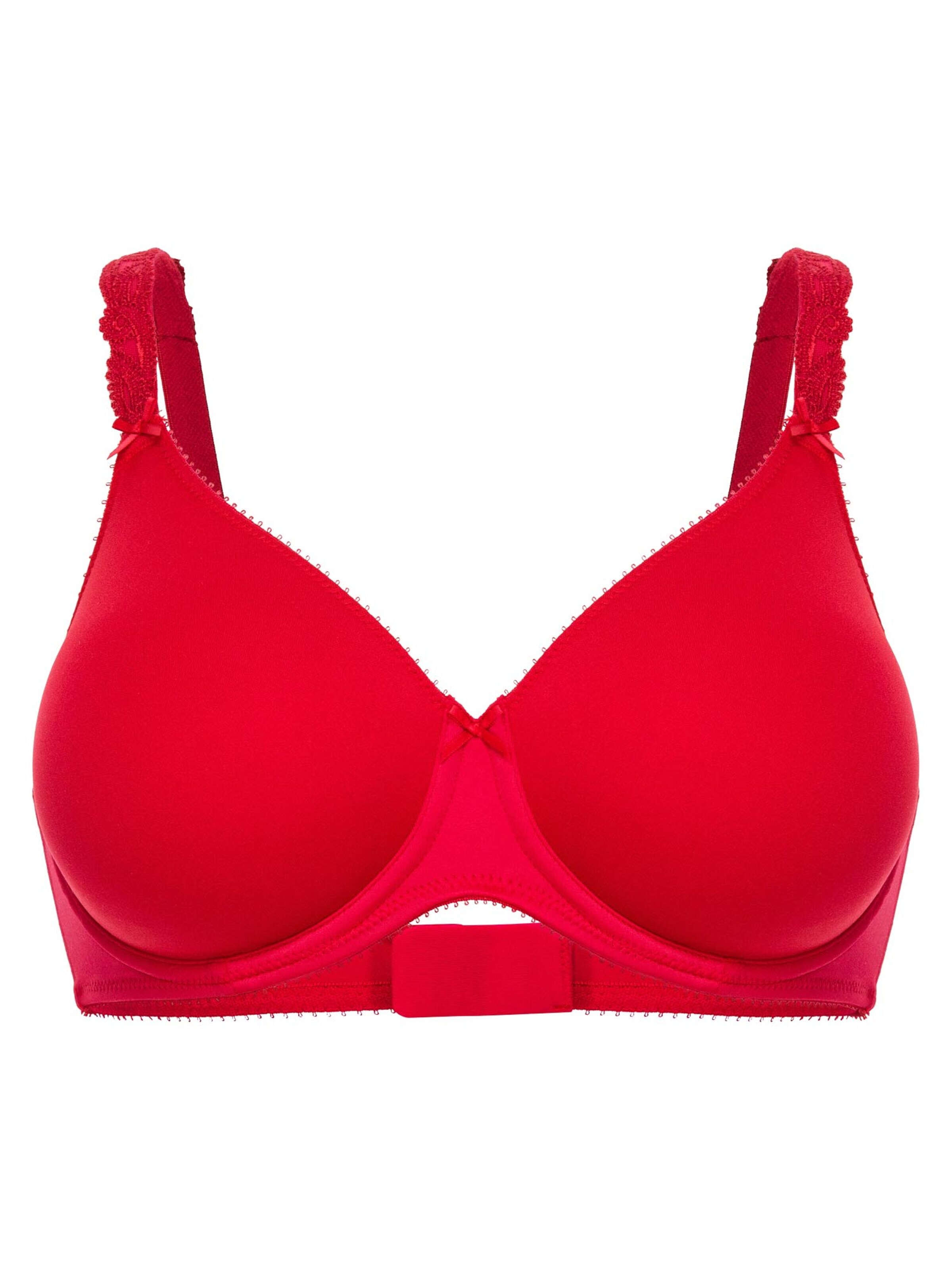 FELINA T-shirt Bra 'Choice' in Red: front